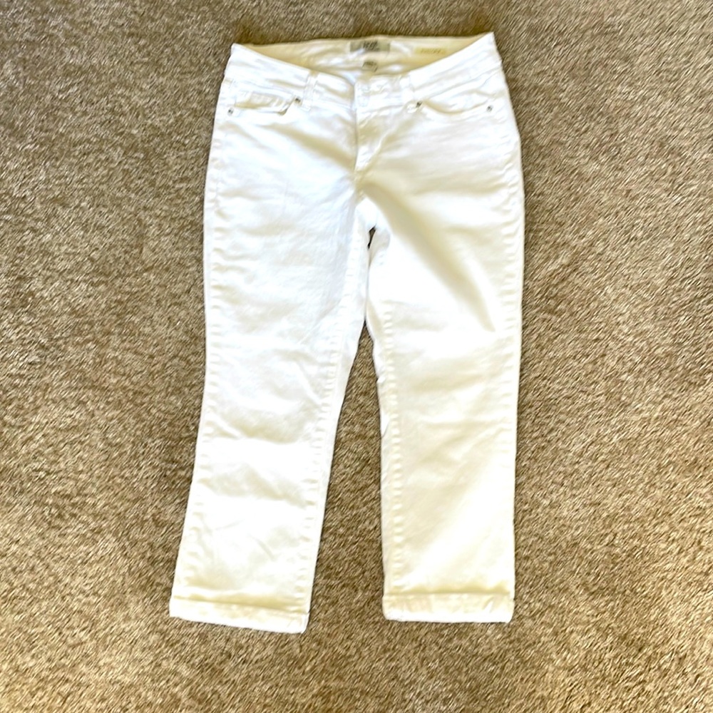 Vintage America crop boho jeans.